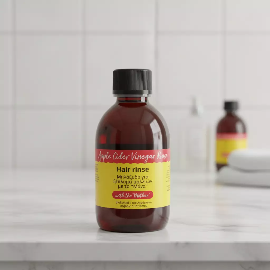 miloksido_aplo_sostis1859 Ξέπλυμα Μαλλιών - Μηλόξυδο (βιολογικής καλλιέργειας) - Image 1